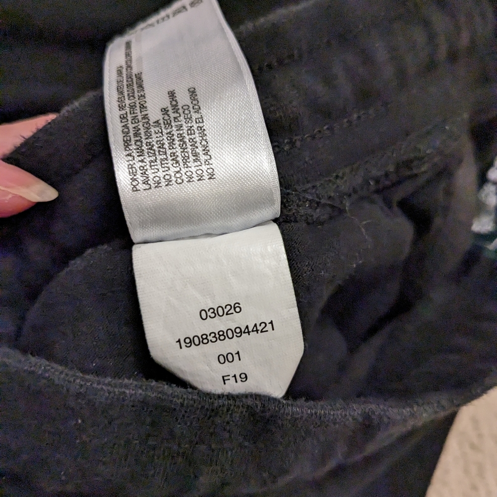 Black roots women's size small with pockets sweatpants - Picture 4 of 4